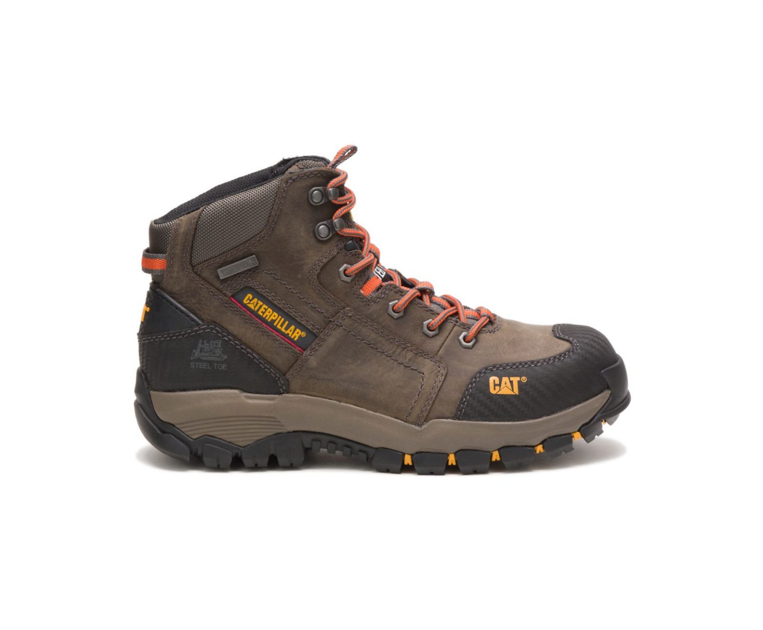 CATERPILLAR NAVIGATOR MID WATERPROOF STEEL TOE WORK BOOT HB SAFETY